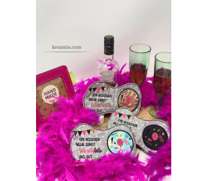 Stickdatei ITH - MugRug "Ein bisschen mehr Ernst täterätätäte uns gut"